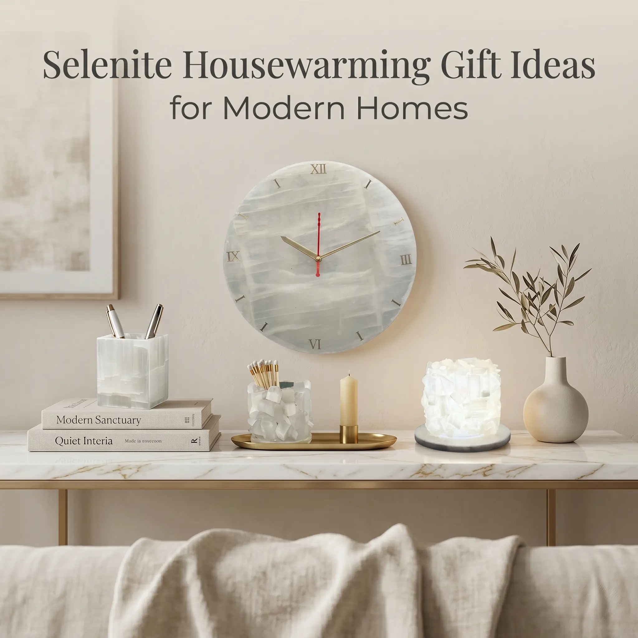 Unique Selenite Housewarming Gift Ideas for Modern Homes