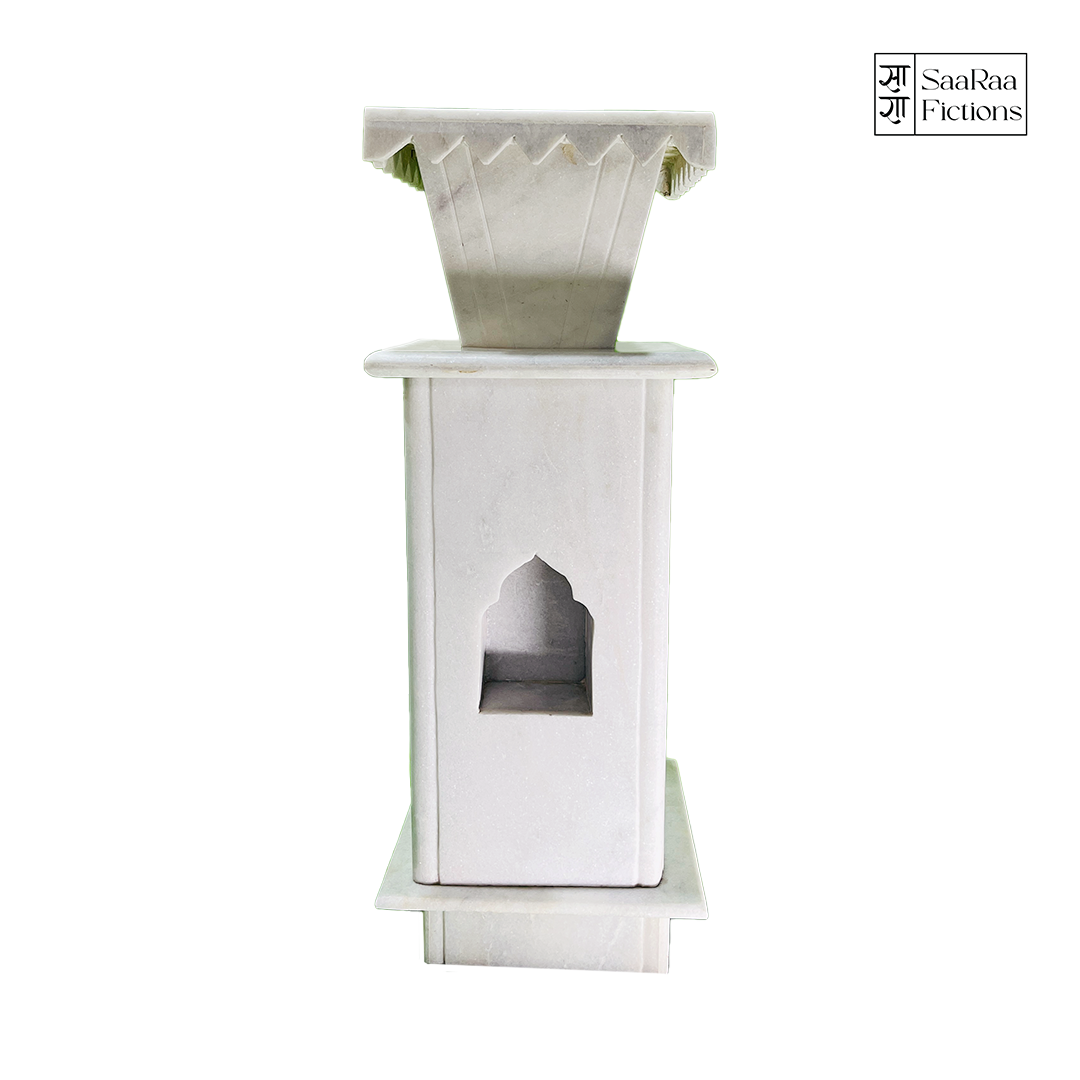 Marble Diya Tulsi Stand (L)