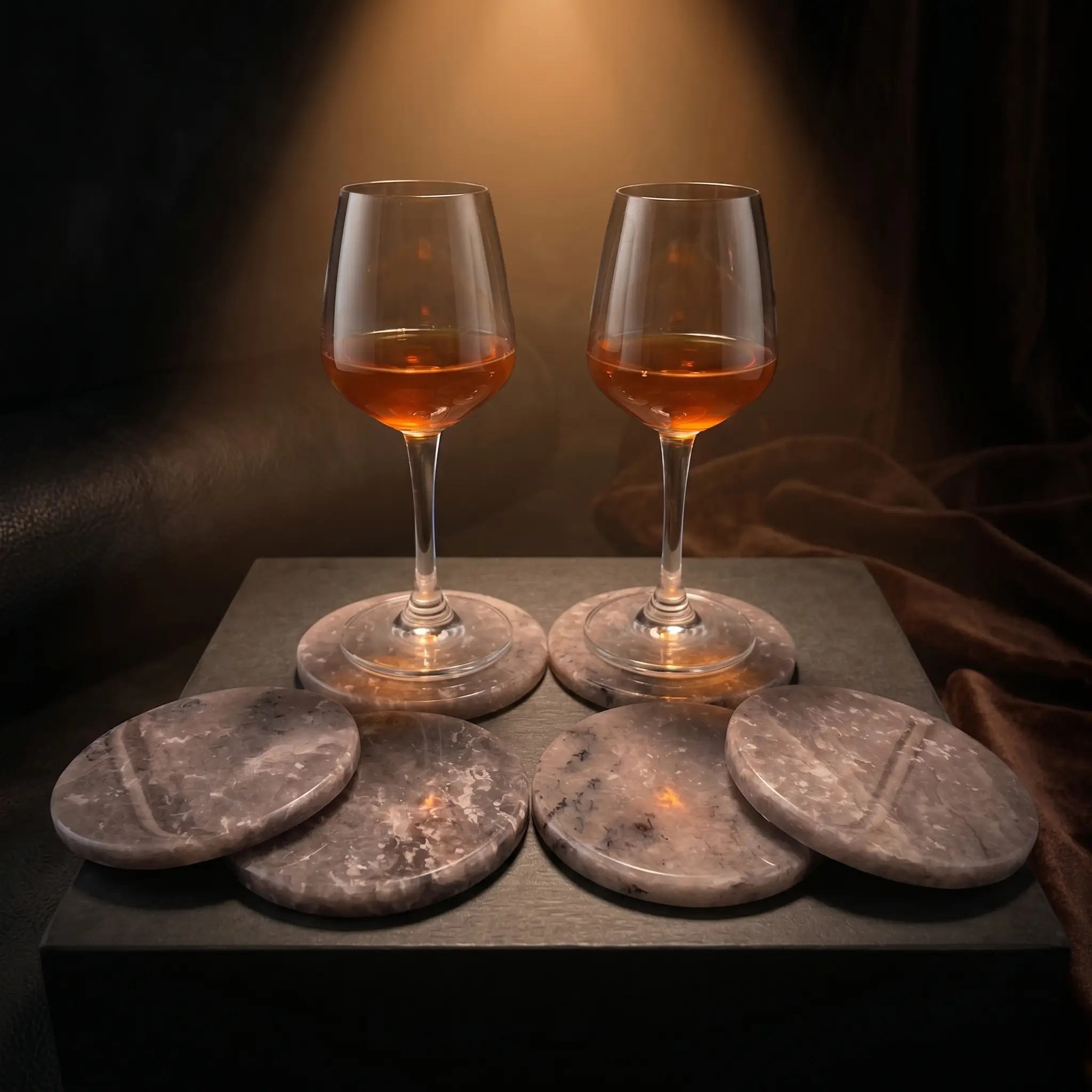 Grey Aventurine Coasters