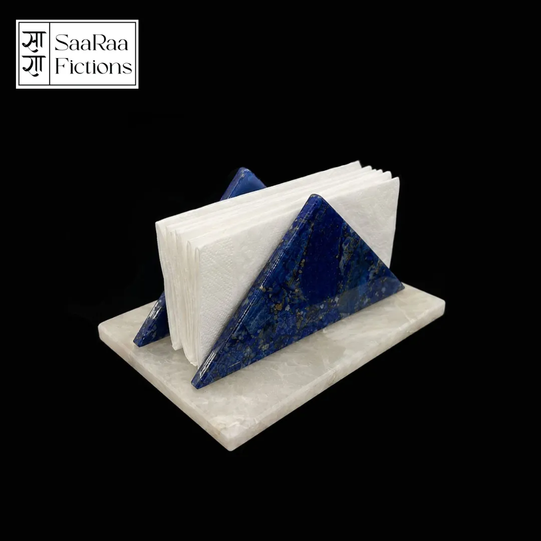 Lapis Lazuli Tissue Holder