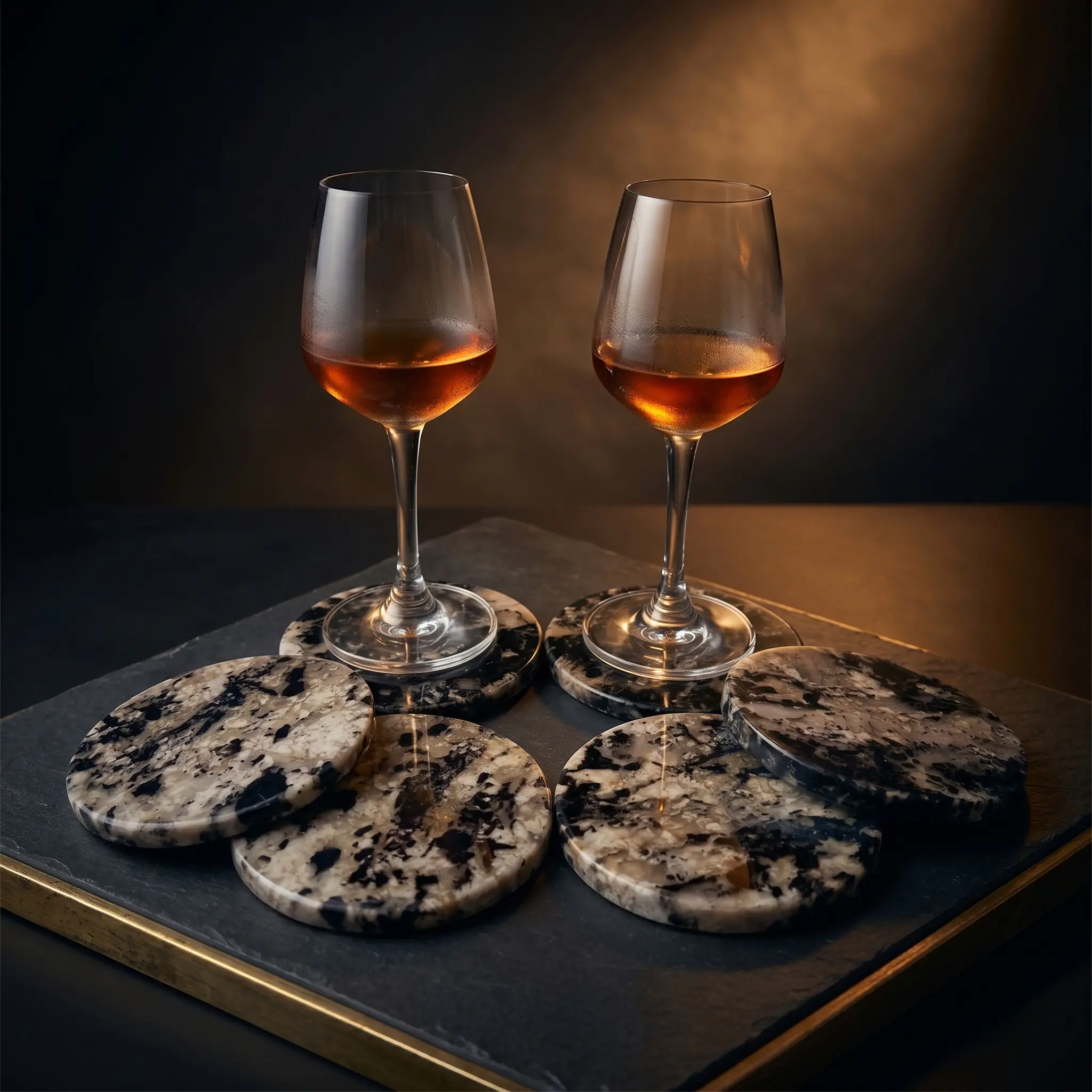 Black Matrix Drink Coasters