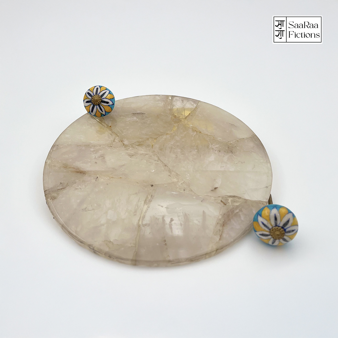 Quartz Semiprecious Platter