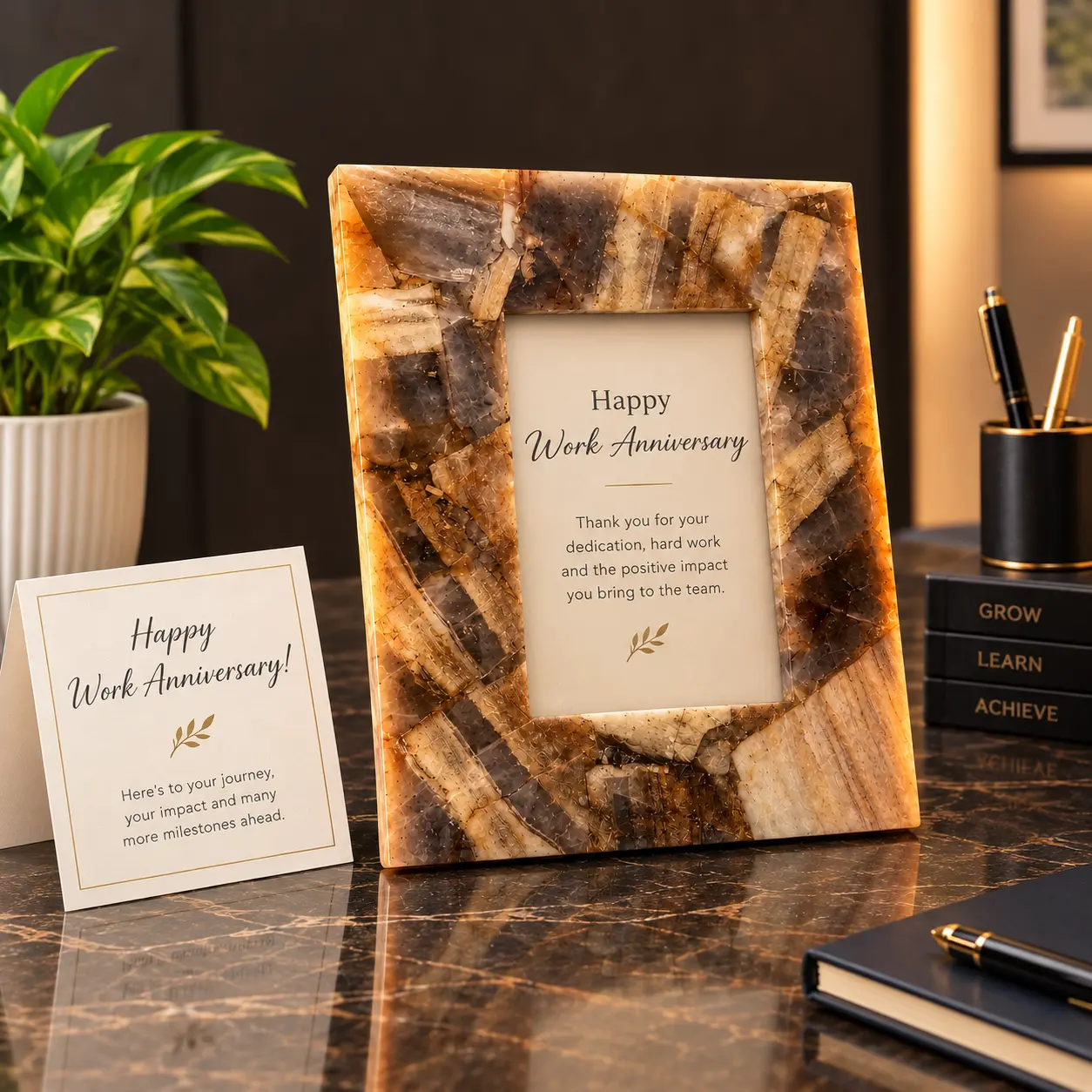 Work Anniversary Gifts Celebrate -Employee Milestone Gift