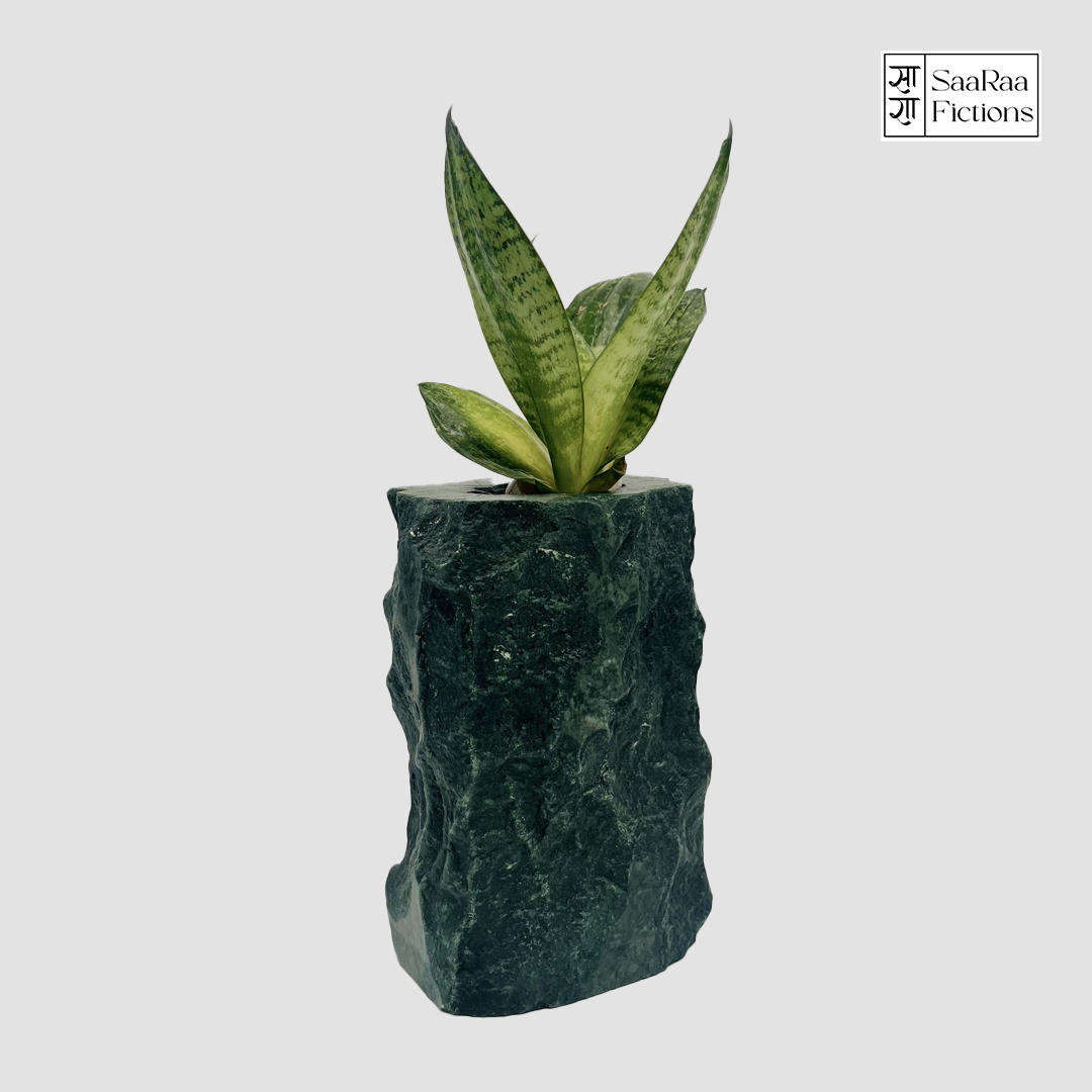 Green Natural Stone Planter
