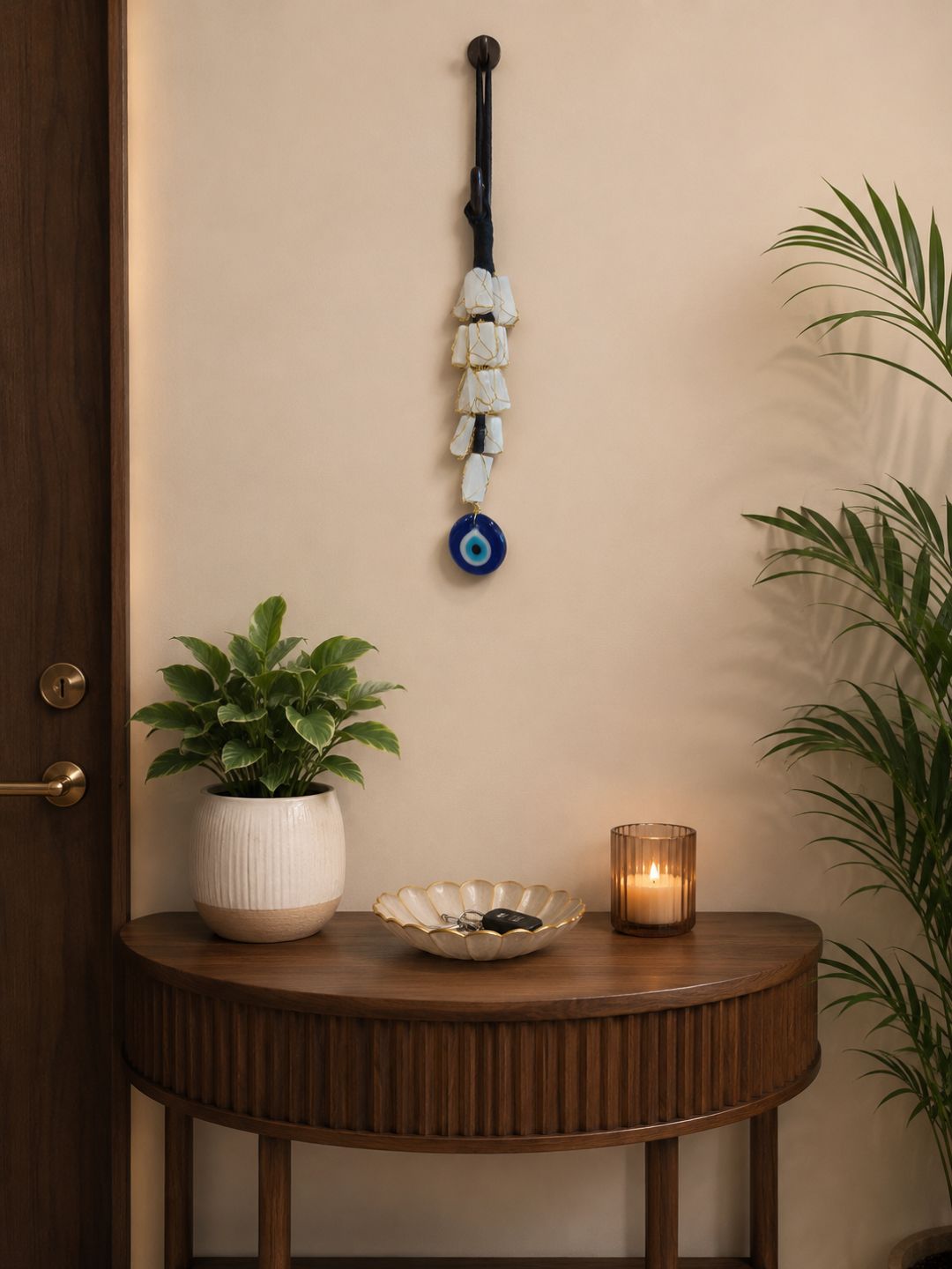Selenite Evil Eye