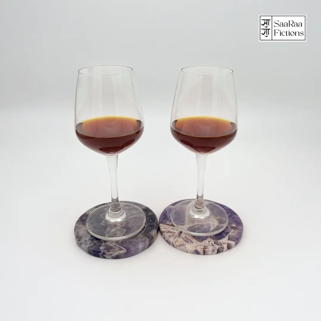 Natural Amethyst Drink Coaster