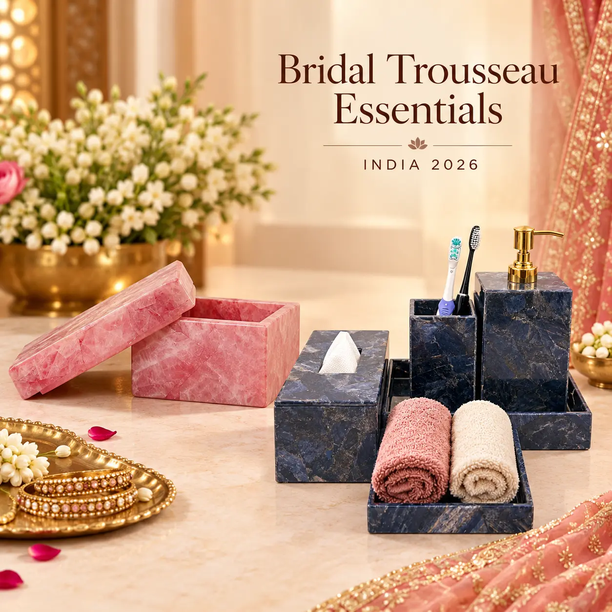 Luxury Bridal Trousseau Essentials in India: Crystal Gifts to Buy for Brides
