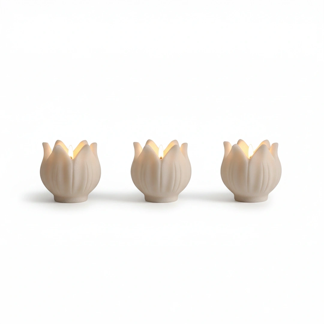 Marble Kamal Tealights