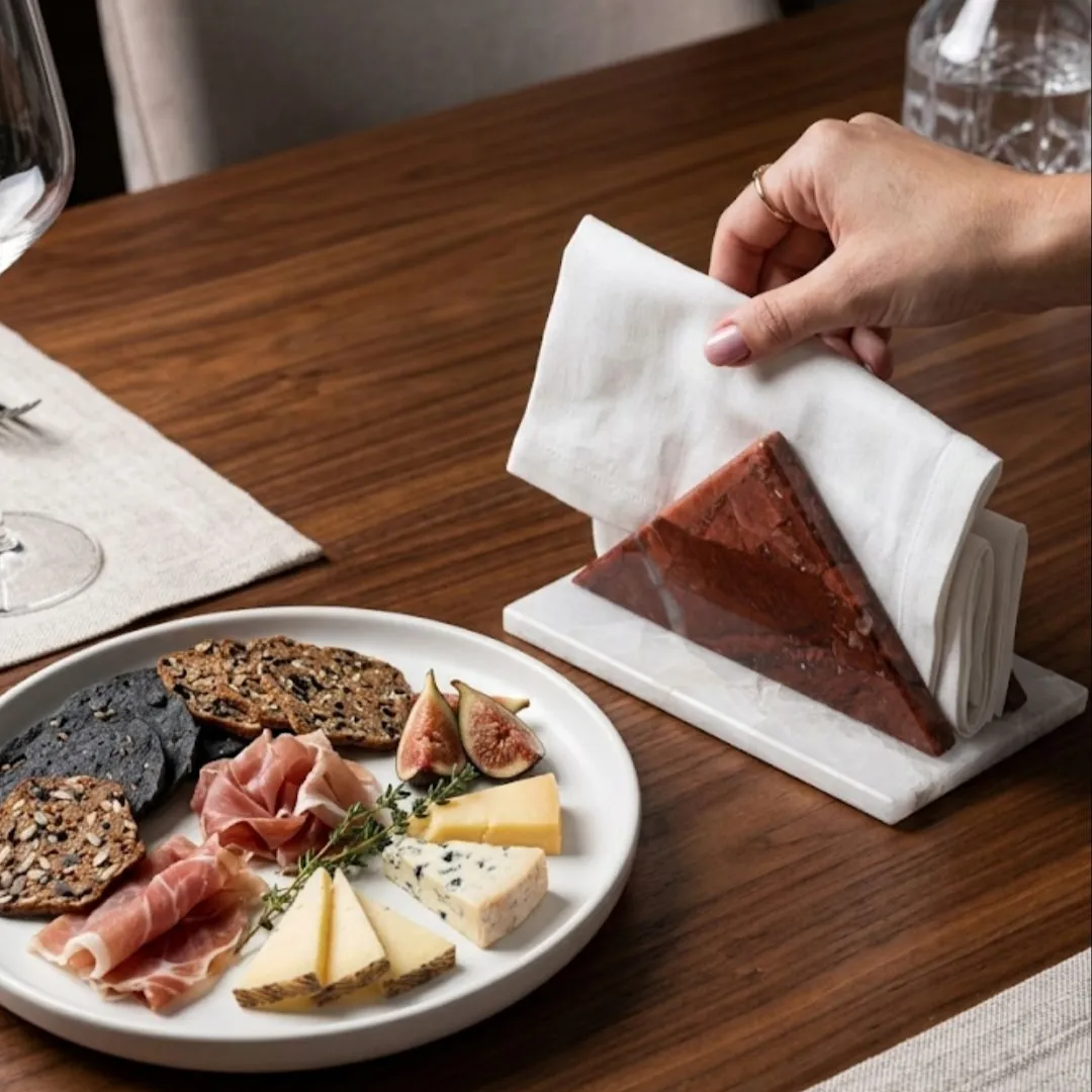 Red Moonstone Tissue Holder