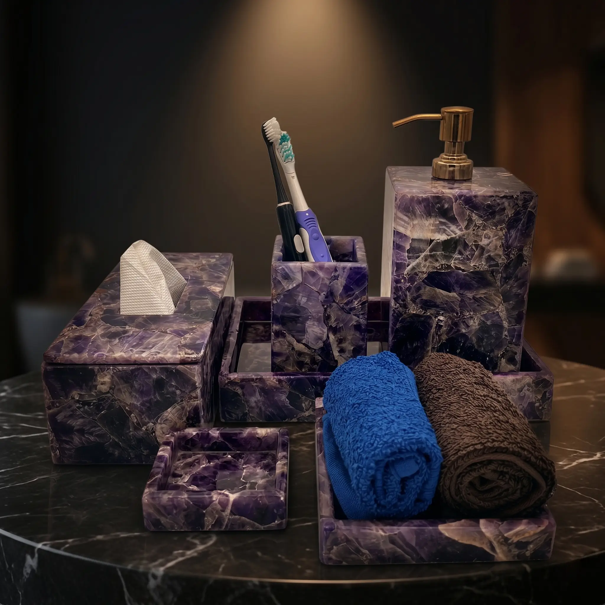 Amethyst Bathroom Set