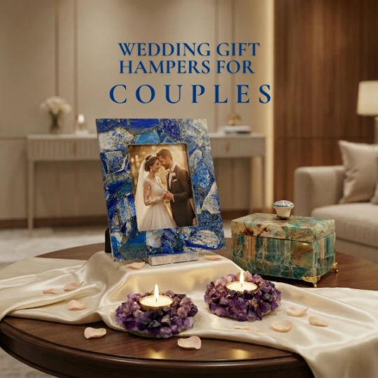 Luxury Crystal Wedding Gift Hampers for Couples