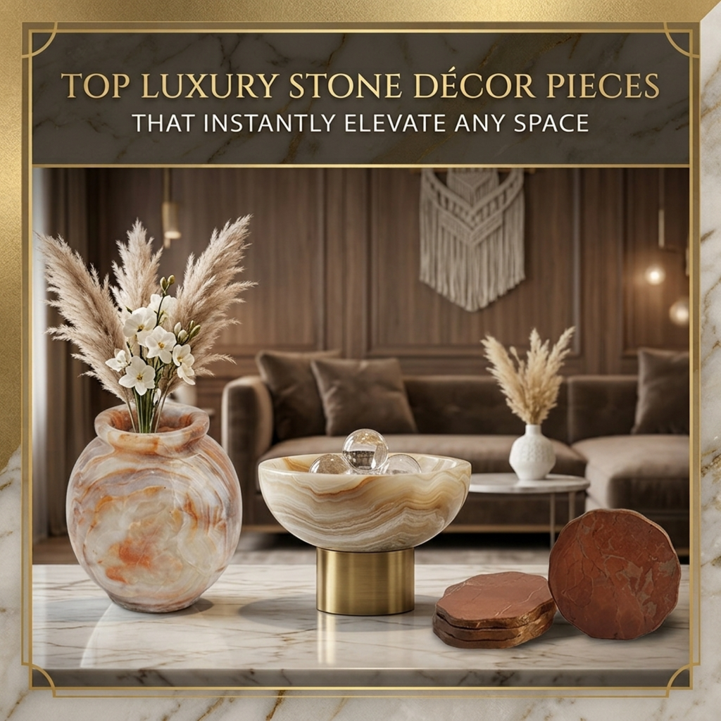 Top Luxury Stone Décor Pieces That Instantly Elevate Any Space 