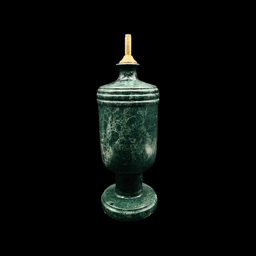Natural Green Stone Lamp Base