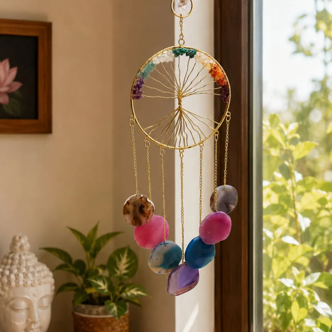 7 Chakra Windchime (Round)