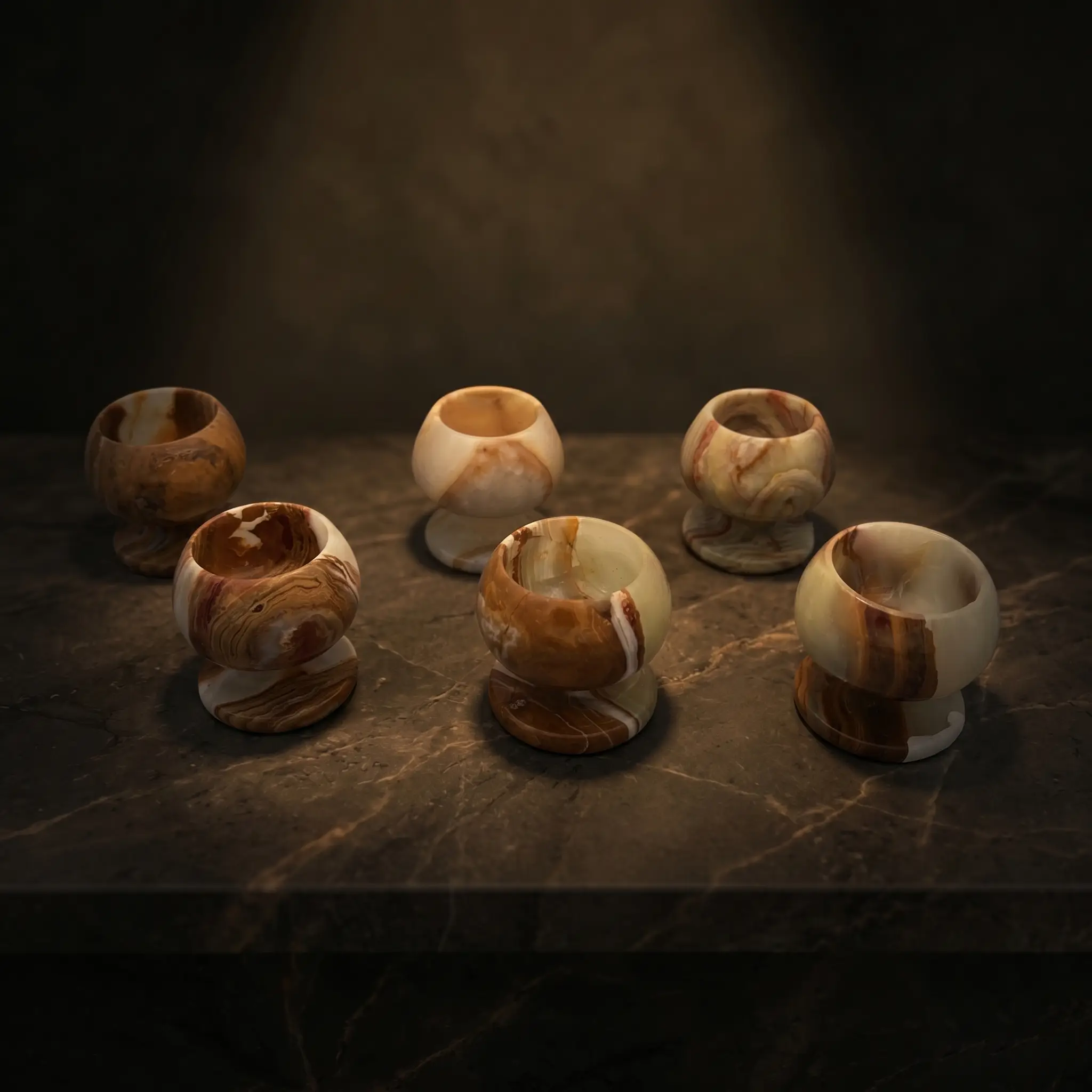 Onyx Shot Glasses Set (6)