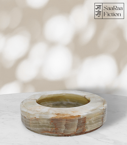 White Onyx Ashtray (L)