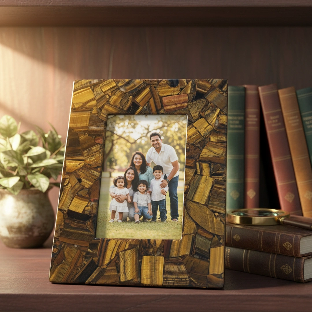 Tiger Eye Photo Frame