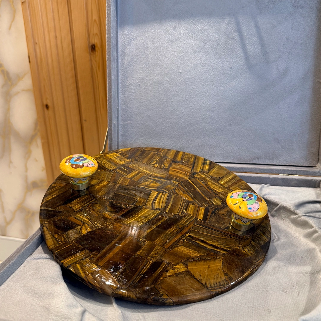 Tiger Eye Platter