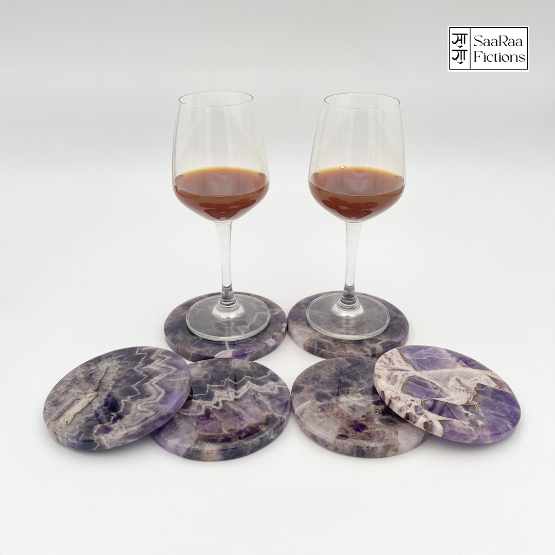Natural Amethyst Drink Coaster