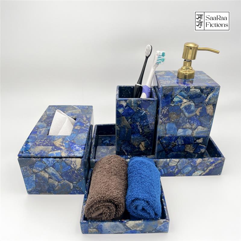 Sodalite Bathroom Set