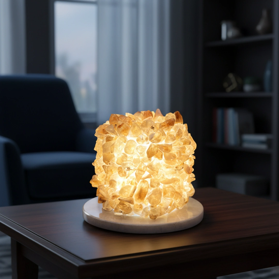 Citrine-Semiprecious-Lamp