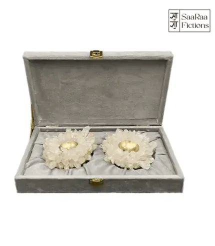 Quartz Diya Set